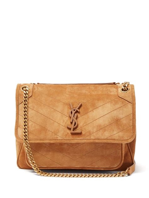 ysl niki leather bag|YSL niki bag suede.